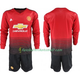 Fußballtrikots Manchester United Kinder 2018-2019 Langarm Heimtrikotsatz kaufen